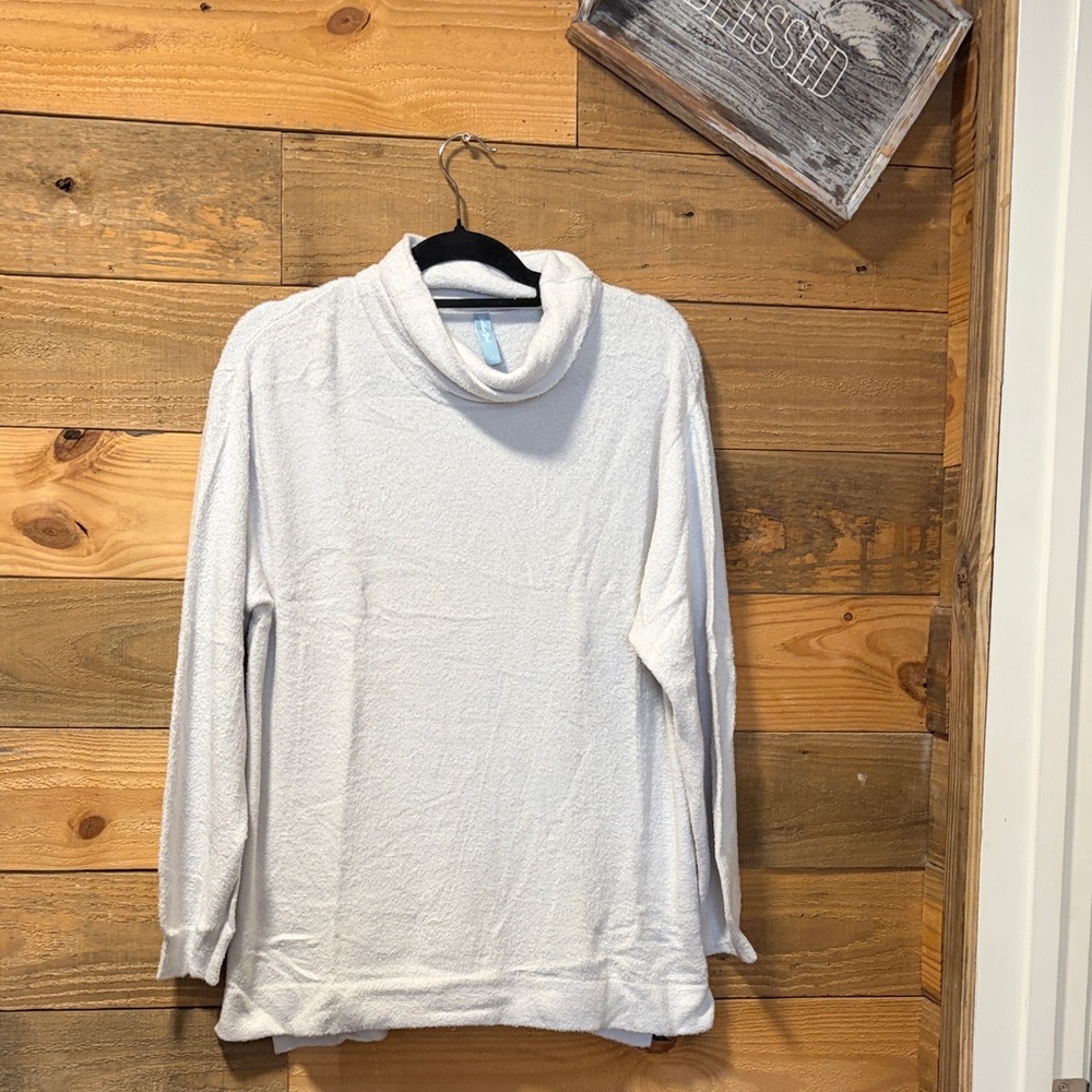 Cozy White Turtleneck Sweater